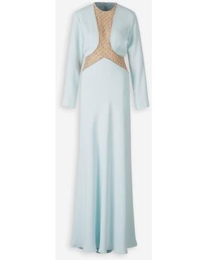 Costarellos Sparkly Maxi Dress - Blue