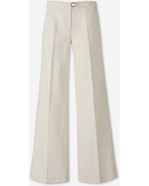 Dorothee Schumacher Dress Trousers Belt - White