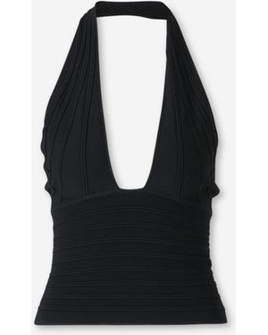 Cult Gaia Top Point Kanta - Black