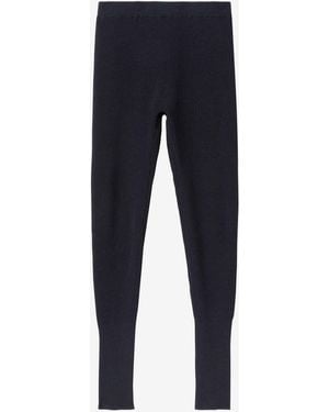 Loro Piana Dreamwool Wool Leggings - Blue