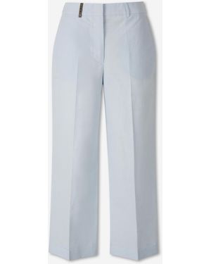 Peserico Straight Leg Pants - Blue