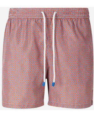Santa Eulalia Geometric Pattern Swimsuit - Pink
