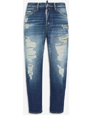 DSquared² Verwaschene Bro Jeans - Blau