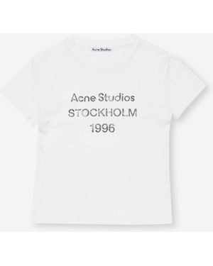 Acne Studios Logo T-Shirt - White