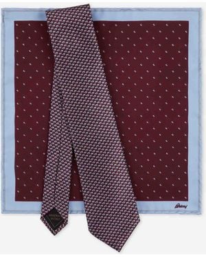 Brioni Krawattentasche - Lila