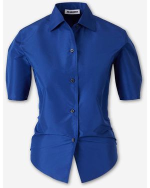 Jil Sander Plain Casual Shirt - Blue