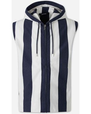 Jacquemus Marinière Hooded Vest - Blue