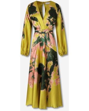 Silvia Tcherassi Lima Midi Dress - Yellow