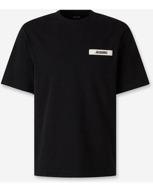 Jacquemus Logo T-Shirt - Black