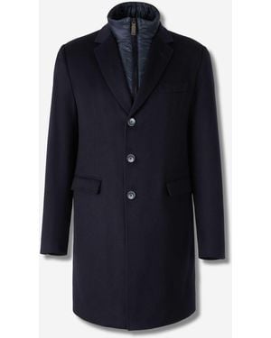Herno Manteau Avec Gilet Intérieur - Bleu