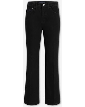KHAITE Jeans Flared Clara - Negro