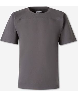 Jil Sander Round Neck T-Shirt - Grey