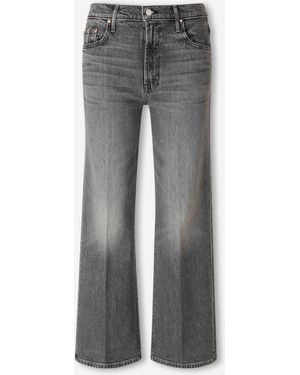 Mother Maven Wide Leg Jeans - Grey