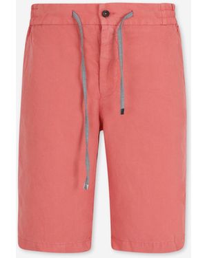 Santa Eulalia Straight Bermuda Shorts - Red