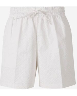 CASABLANCA Monogramme Bermuda Puff - Blanc