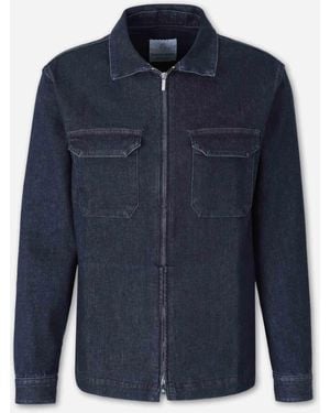 richard j. brown Lässige Jeansjacke - Blau