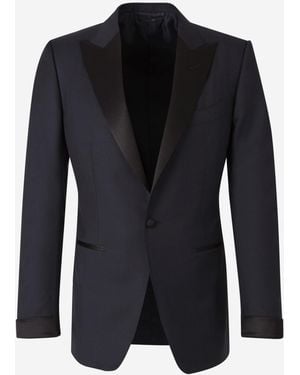 Tom Ford Wool Tuxedo Suit - Black