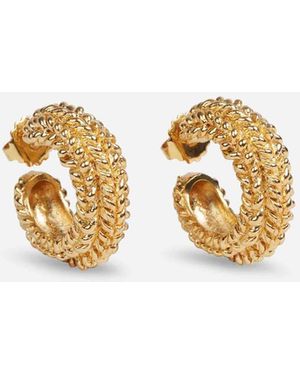 Paola Sighinolfi Gabby Hoops Earrings - Metallic