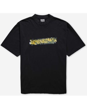 Balenciaga T-Shirt Messy Spray - Noir