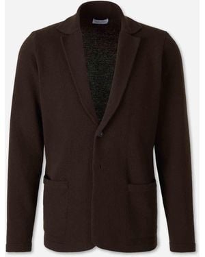 Santa Eulalia Merino Wool Cardigan - Black