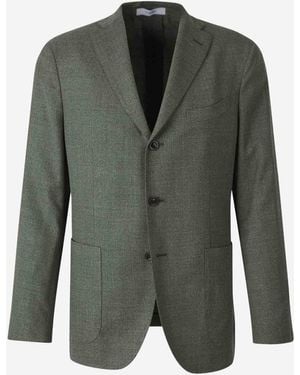 Boglioli Blazer Plain Wool - Green