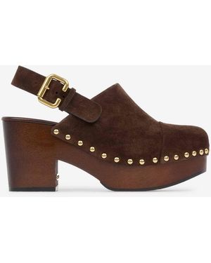 Chloé Jeannette Clogs - Braun