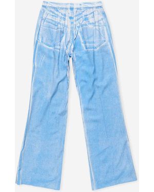 Acne Studios Denim Effect Pants - Blue