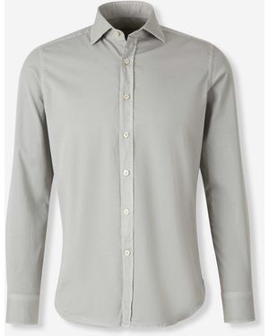 Santa Eulalia Camicia Vestir Liscio - Grigio