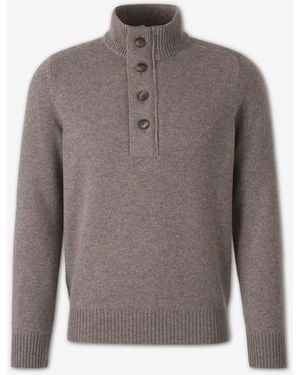 Santa Eulalia High Neck Jumper - Grey