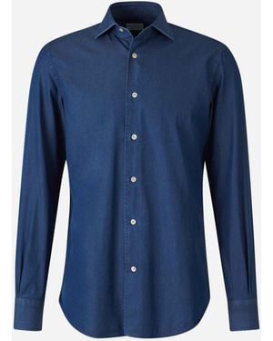 Santa Eulalia Denim Design Shirt - Blue