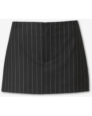 Alexander Wang Striped Skort - Black
