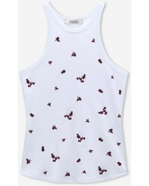 Dorothee Schumacher Ribbed Tank Top - White