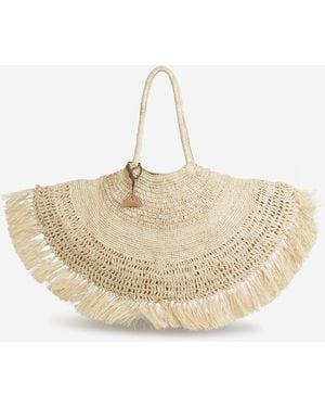 Cult Gaia Lucia Raffia Tote Bag - Natural