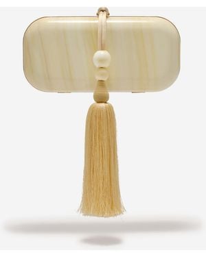 Cult Gaia Borsa Clutch Yasmin - Bianco