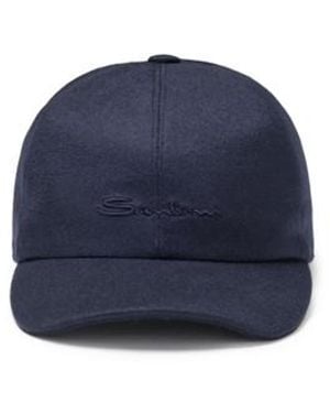 Santoni Cappello Da Baseball - Blu