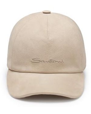 Santoni Cappello Da Baseball Da Uomo - Neutro