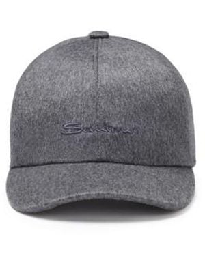 Santoni Cappello Da Baseball - Grigio
