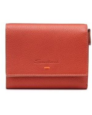 Santoni Portafoglio - Rosso