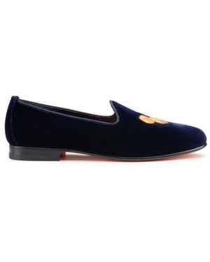 Santoni Mocassino Da Uomo - Blu
