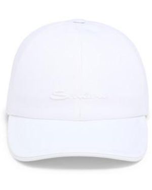 Santoni Cappello Da Baseball Da Donna - Bianco