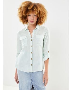 Vero Moda Vmbumpy L/S Shirt New Wvn Ga Noos - Weiß