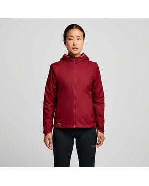 Saucony Peregrine Packaway Jacket - Red