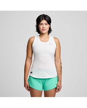 Saucony Stopwatch Singlet - Green