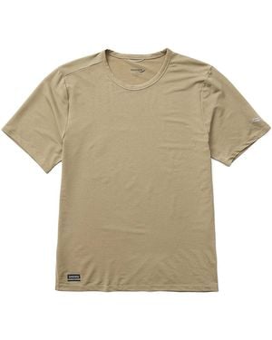 Saucony Stopwatch Short Sleeve - Natural