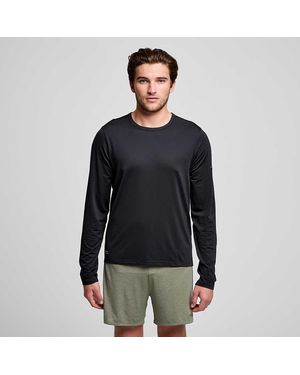 Saucony Stopwatch Long Sleeve - Black