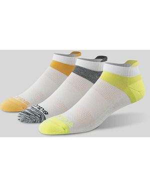Saucony Inferno Cushion No Show Tab Sock - Multicolor