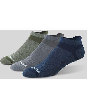 Saucony Inferno Cushion No Show Tab Sock - Blue