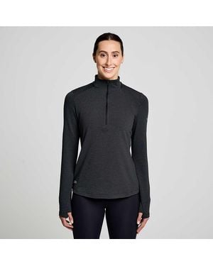 Saucony Triumph 3d 1/2 Zip - Black