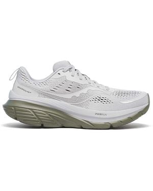 Saucony Guide 18 Running Shoes Cloud/Citron 13 D - White