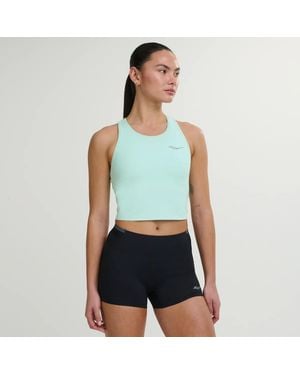 Saucony Endorphin Crop Top - Blue